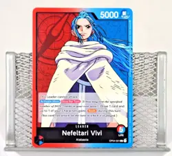 OP04-001 Nefeltari Vivi (001) Leader - Kingdoms of Intrigue One Piece CCG - Image 1