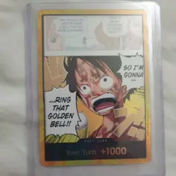 ONE PIECE - GOLD DON!! CARD - OP15 - ADVENTURE ON KAMIS ISLAND - MINT CONDITION - Image 1