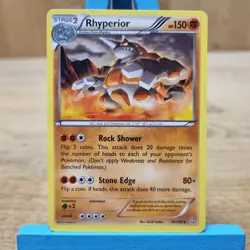 Rhyperior 76/160 XY Primal Clash Pokemon Card TCG - Image 1