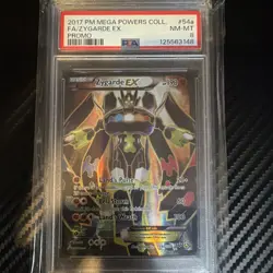 Pokemon TCG Zygarde EX 054A/124 Alternate Art Full Art Promo Holo 190 HP PSA 8 - Image 1