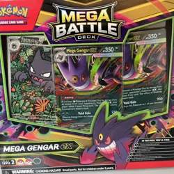 (Factory Sealed) Pokemon TCG Mega Battle Deck Mega Gengar ex Box Set Haunter - Image 5