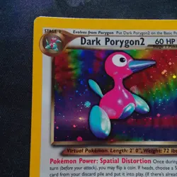 WOTC Pokemon Neo Destiny Dark Porygon2 8/105 NM holo rare vintage 2001 - Image 4