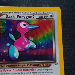 WOTC Pokemon Neo Destiny Dark Porygon2 8/105 NM holo rare vintage 2001 - Image 5