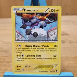 Thundurus 33/111 XY Furious Fists Pokemon TCG Card - Image 1
