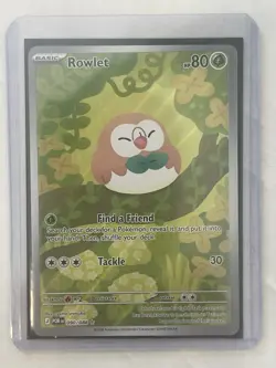 Pokemon TCG Card Rowlet 090/088 Perfect Order Illustration Rare - Image 3