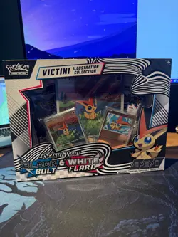 Pokemon TCG Victini Illustration Collection Box Black Bolt & White Flare sealed - Image 1