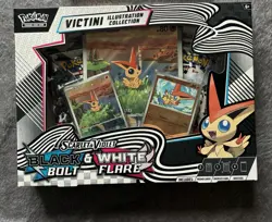 Pokemon TCG Victini Illustration Collection Box Black Bolt & White Flare sealed - Image 1