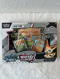 Pokemon TCG Victini Illustration Collection Black Bolt/White Flare New Sealed - Image 1