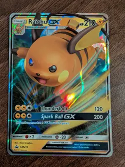 Raichu GX SM213 Black Star Promo Holo Foil Rare Pokemon Card NM - Image 1