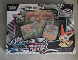 Pokemon TCG Victini Illustration Collection Box Black Bolt & White Flare SEALED - Image 1