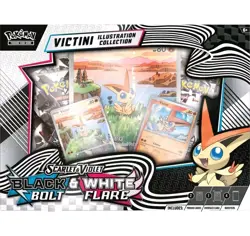 Pokemon TCG Black Bolt White Flare Unova Victini Illustration Collection Sealed - Image 2