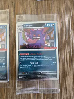 Gengar Promo Card Pokemon Perfect Order Gamestop Stamped 050/088 SEALED - Image 1