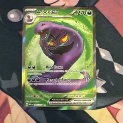 Arbok ex Full Art NM 185/165 Scarlet & Violet 151 Pokemon Card - Image 1