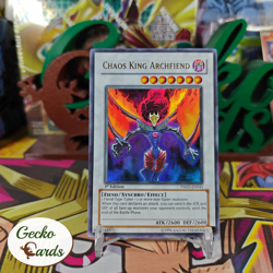 Chaos King Archfiend TSHD-EN041 Ultra Rare 1st Edition Yugioh Card Near Mint - Image 1