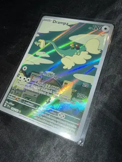 Pokemon Drampa Illustration Rare 184/162 SV05 Temporal Forces Full Art Holo Card - Image 2