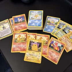 Pokemon Cards Bundle 250+ including 70 base set 1999 - see pictures Pikachu - Image 1