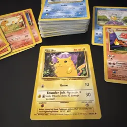 Pokemon Cards Bundle 250+ including 70 base set 1999 - see pictures Pikachu - Image 2