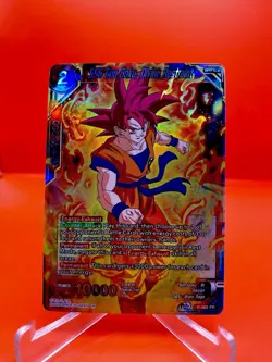 Dragon Ball Super CCG SSG Son Goku Divine Restraint P-362 PR Foil Bandai Card - Image 1