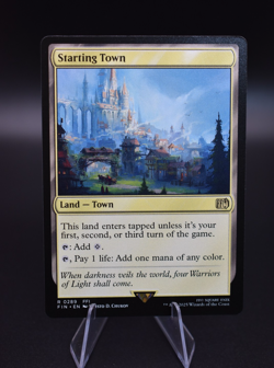 Starting Town 0289 Regular Land Magic the Gathering Final Fantasy - Image 1