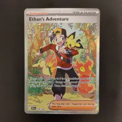 Ethan's Adventure 236/182 SV10: Destined Rivals SIR Pokemon TCG Card NM - Image 1