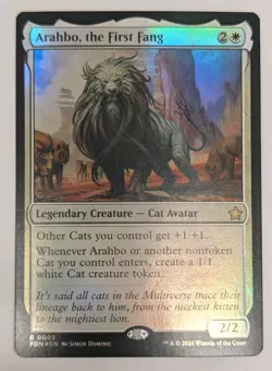 Arahbo, the First Fang Foundations Foil - MTG RARE - Image 1