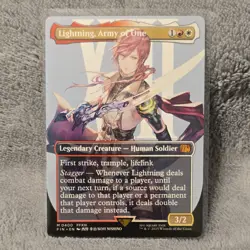 Lightning, Army of One (0400) (Borderless) Final Fantasy Regular - Image 1