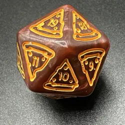 MTG Teenage Mutant Ninja Turtles D20 Dice Life Counter TMC TMT P MTG Pizza (1x) - Image 4