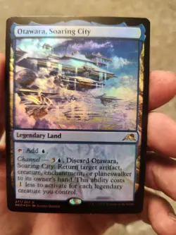 MTG Otawara, Soaring City Kamigawa: Neon Dynasty 271/302 Foil Rare - Image 1