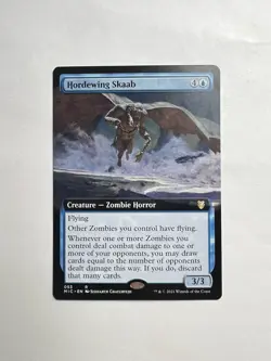 Hordewing Skaab Commander Innistrad Rare Creature Blue Extended Art English MTG - Image 1