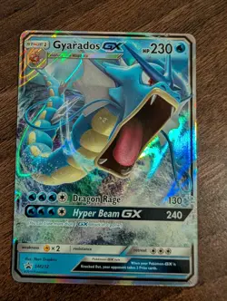 Pokemon Card Gyarados GX SM212 Black Star Promo Half Art Near Mint - Image 1