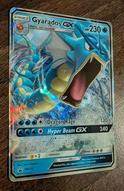 Pokemon Card Gyarados GX SM212 Black Star Promo Half Art Near Mint - Image 2