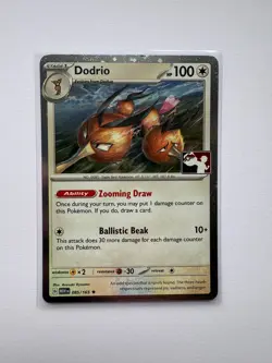 Dodrio Holo Pokemon Prize Pack Series 5 Promo Pokemon Card Play Stamp Mew - Image 1