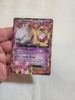 LP+ Mewtwo EX XY107 XY Holo Pokemon - Image 1