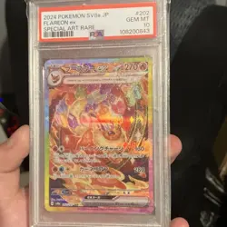 Pokemon SV8a Terastal Fest Ex Flareon ex Special Art Rare Holo PSA 10 JP - Image 1