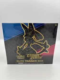 🐦 Pokemon TCG Crown Zenith Elite Trainer Box ETB Sealed Lucario VSTAR 2023 - Image 1