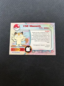 Pokemon Topps Pokemon Card #52 Meowth LP - Image 2