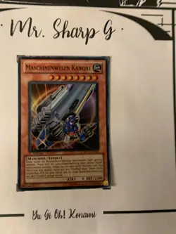 MASCHINENWESEN KANONE - 1. AUFLAGE PRC1-DE011 DEUTSCH Yu-Gi-Oh! CARD SUPER RARE - Image 2
