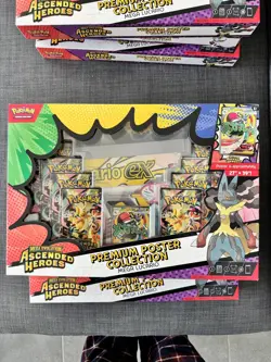 Pokemon TCG Ascended Heroes Mega Lucario Premium Poster Collection New & Sealed - Image 1