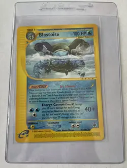 Blastoise Non-Holo Rare | Expedition 37/165 | NM | Pokemon TCG - Image 1