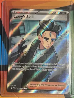 Larry's Skill 139/131 Pokemon TCG S&V Prismatic Evolutions Ultra Rare Holo NM x1 - Image 1