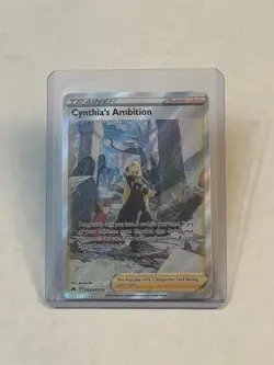 Pokemon TCG Cynthia's Ambition GG60/GG70 Crown Zenith Ultra Rare Holo NM - Image 1