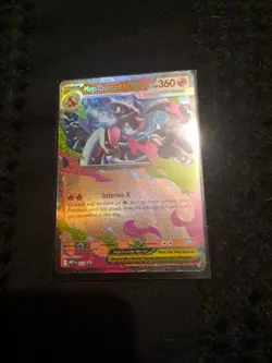Pokemon TCG Mega Charizard x EX 029 NM Condition Mega Evolution - Image 1