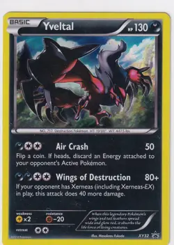 Pokemon Tcg Yveltal XY32 XY Black Star Promo - Image 1