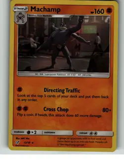 Machamp 13/18 Rare Detective Pikachu Pokemon Holo Lightly Played - Image 1