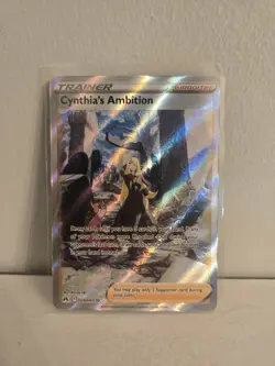 Pokemon TCG Cynthia's Ambition GG60/GG70 Crown Zenith: Galarian Gallery Holo NM - Image 1