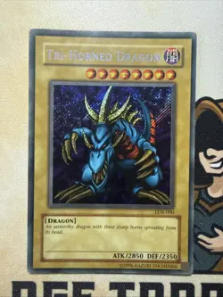 Tri-Horned Dragon - Lob-000 - Ultra Rare - Unlimited - Yugioh NM - Image 3