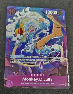 One Piece TCG Promo-099 Monkey D Luffy Gear 5 Treasure Cup Card - Image 1