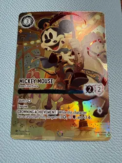 Mickey Mouse Brave Little Prince #242/204 - Iconic - Disney Lorcana EN Fabled - Image 1