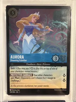 Disney Lorcana The First Chapter Aurora - #139 FOIL PSA 10 - Image 2