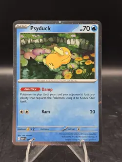 Pokemon TCG Psyduck MEP 007 Black Star Promo Cosmos Holo NM - Image 3